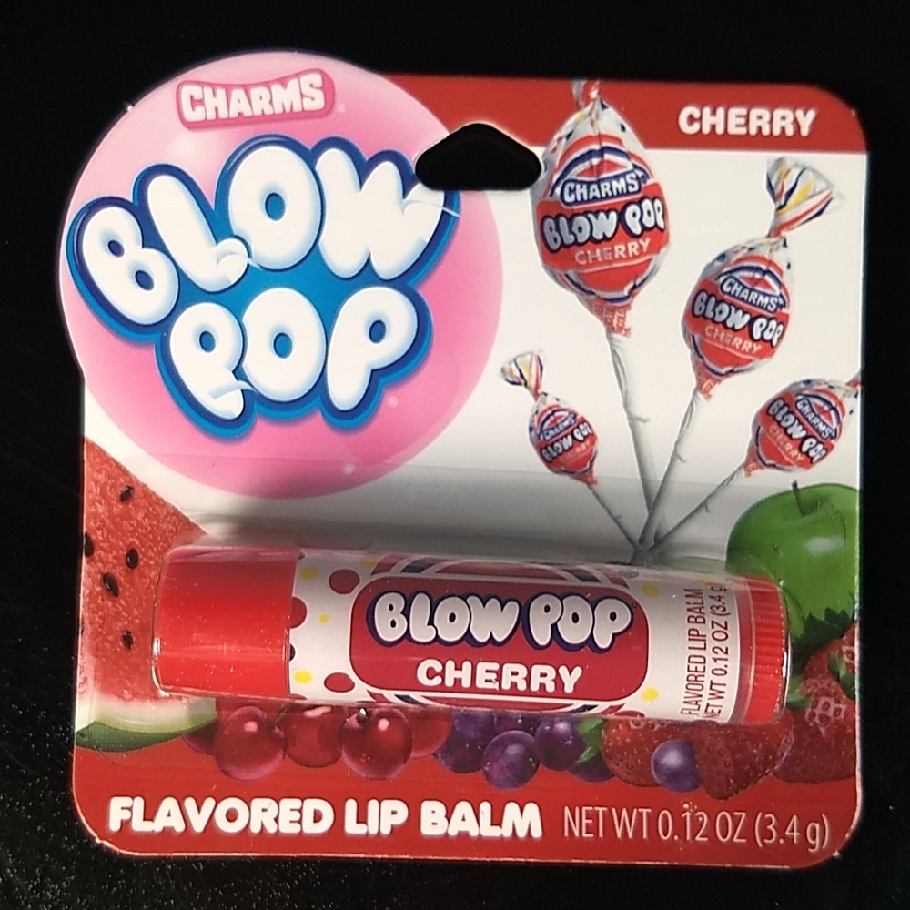 Charms Cherry Blow Pop Lip Balm, Factory Sealed Pack